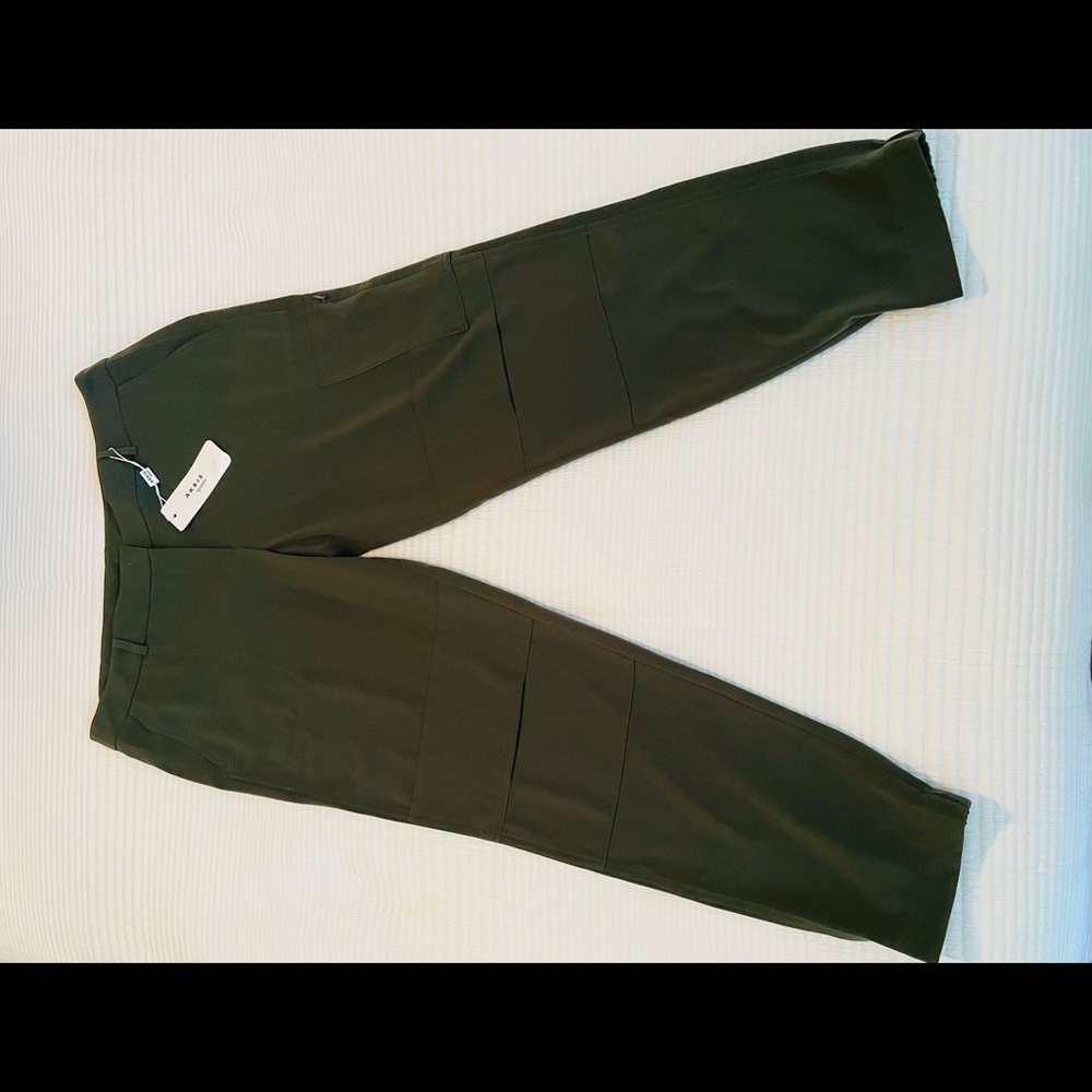 A-K-R-I-S •punto Green Pants size US12 NWT